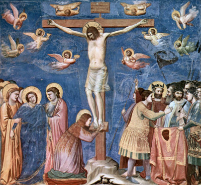 Giotto. The Crucifixion. AD 1304-1306. Fresco. Capella degli Scrovegni, Padua, Italy.